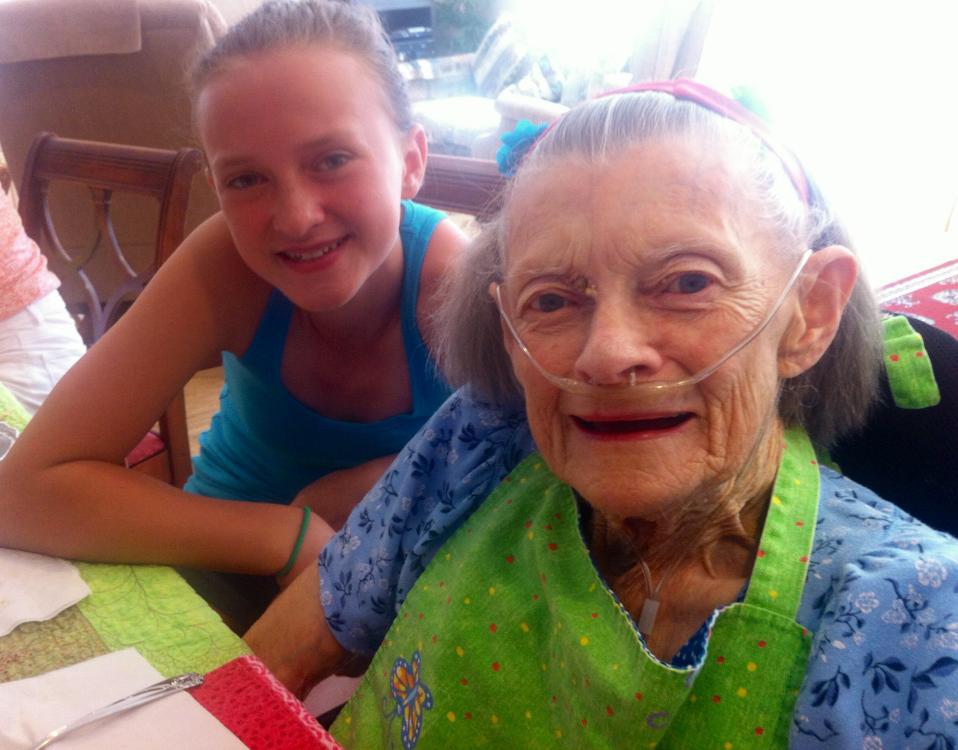 Betty with Desi Busch